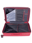 Cellini Xpedition Medium 4 Wheel Trolley Trunk Red