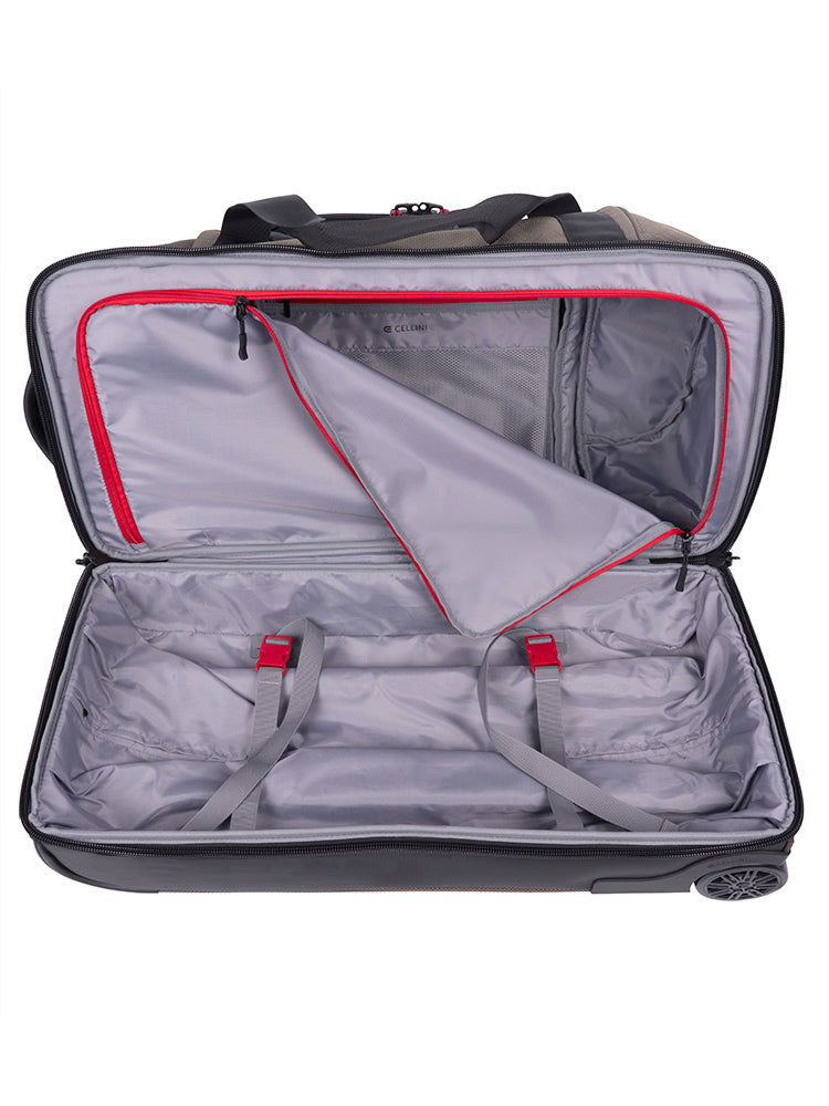 Cellini Xplorer Medium Double Decker Trolley Duffel Black