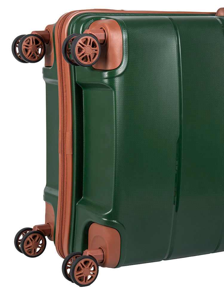 Cellini Spinn Large 4 Wheel Trolley Case - Limited Edition Geen