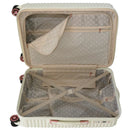 Evolution Kirstenbosch 4PC Spinner Luggage set Cream