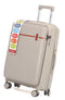 Travel Mate Polyprop Zipper 3 piece Luugage Cream