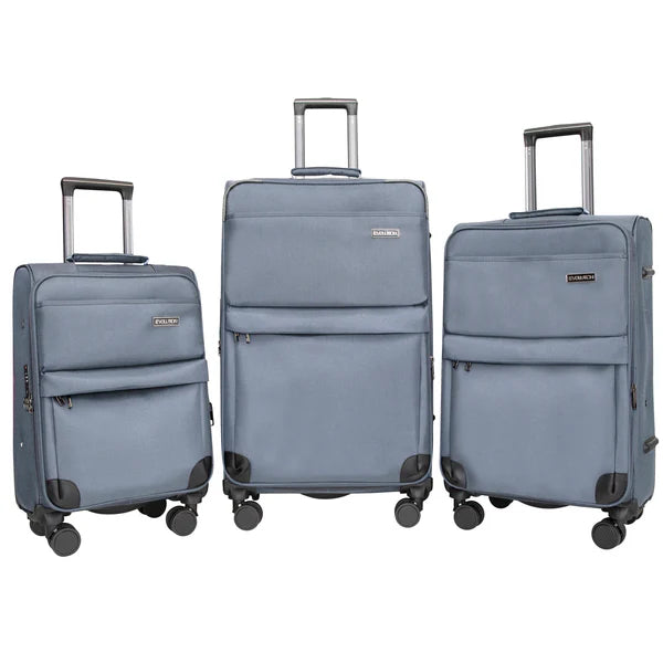 EVOLUTION ANTELOPE 3PC LUGGAGE SET – Grey