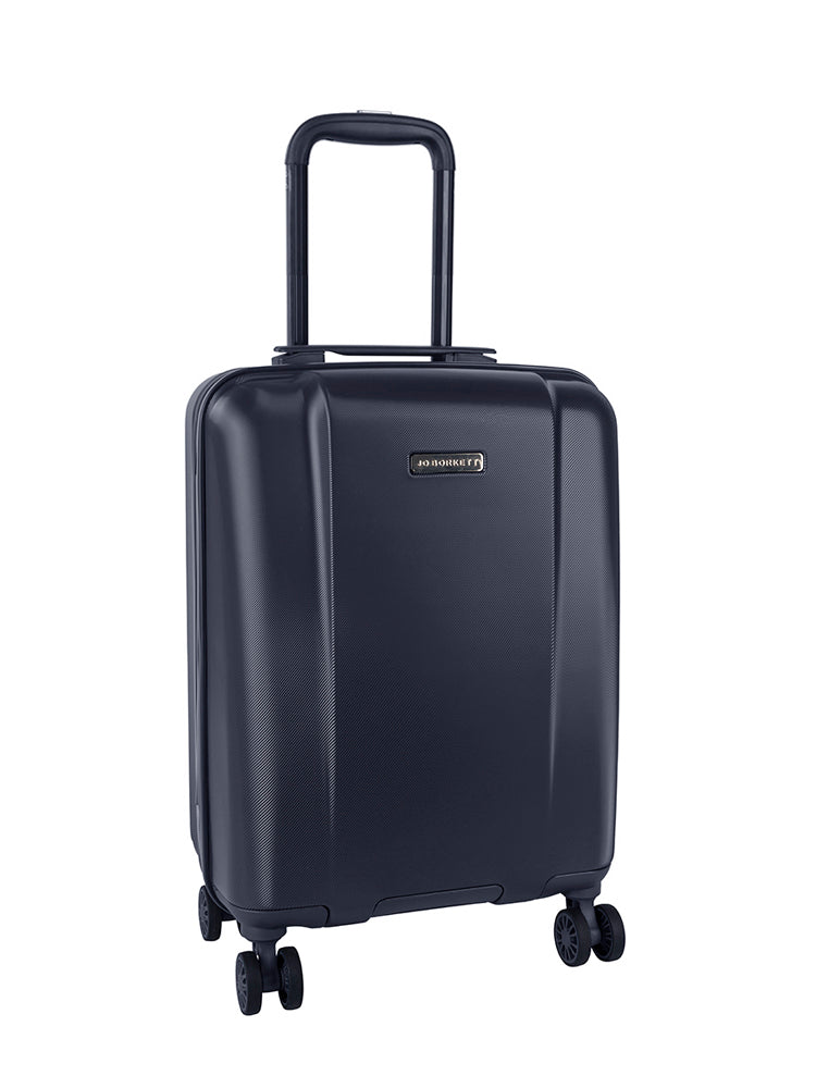 Jo Borkett Nouveau 4 Wheel Carry On Trolley Dark Slate