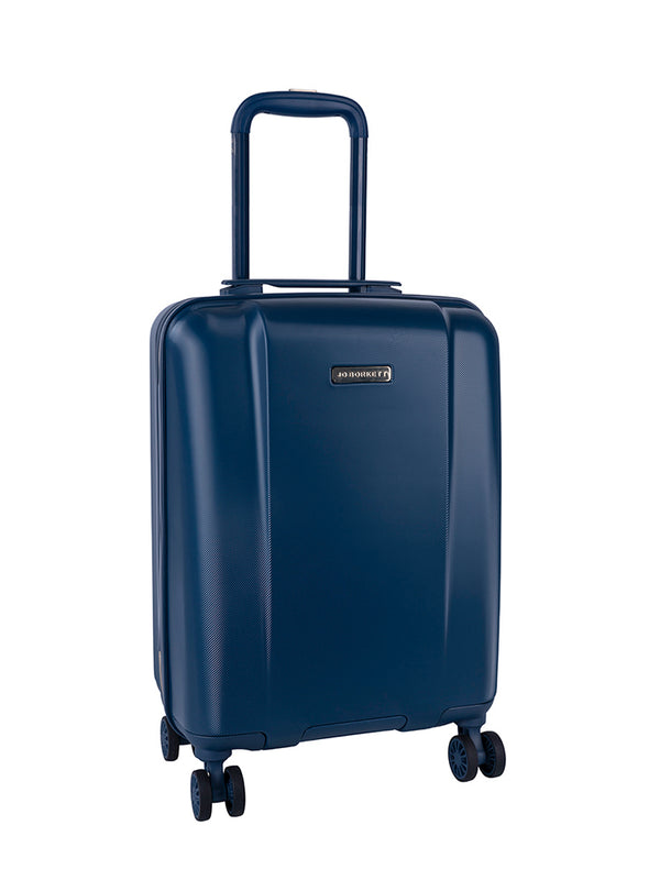 Jo Borkett Nouveau 4 Wheel Carry On Trolley Twilight Blue