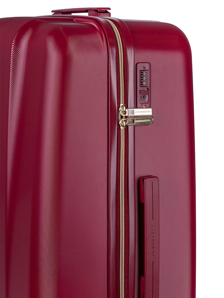 Jo Borkett  Nouveau 65cm Medium Trolley Case  Merlot