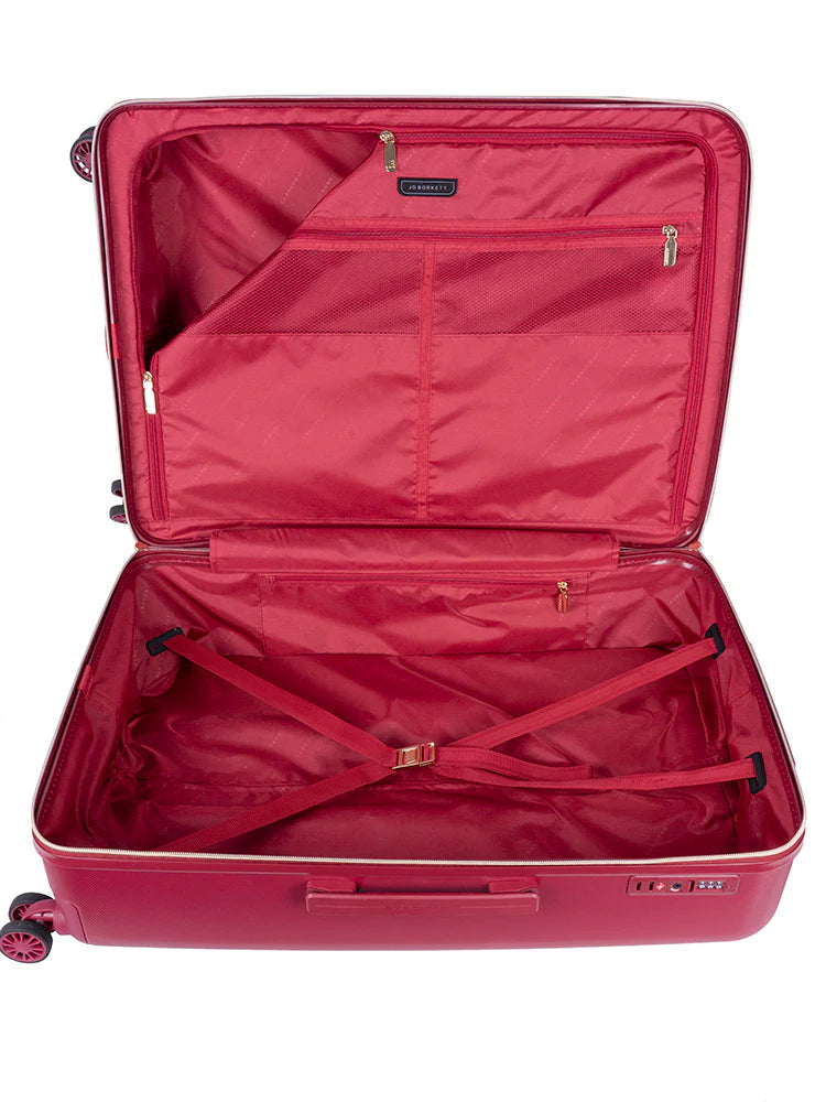 Jo Borkett  Nouveau 65cm Medium Trolley Case  Merlot