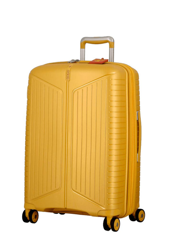 Jump Evae Medium 4 Wheel Trolley Case Yellow