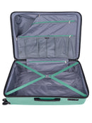 Cellini Flexilite Large 4 Wheel Trolley Case Green