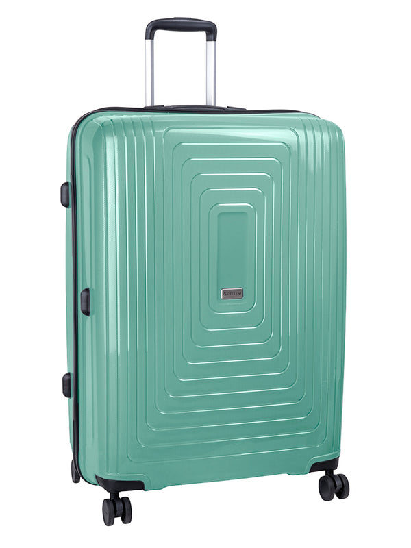 Cellini Flexilite Large 4 Wheel Trolley Case Green