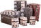 Cellini Monte Carlo 3 Piece Luggage Set Black  +FREE Large & medium Plastic luggage protector cover