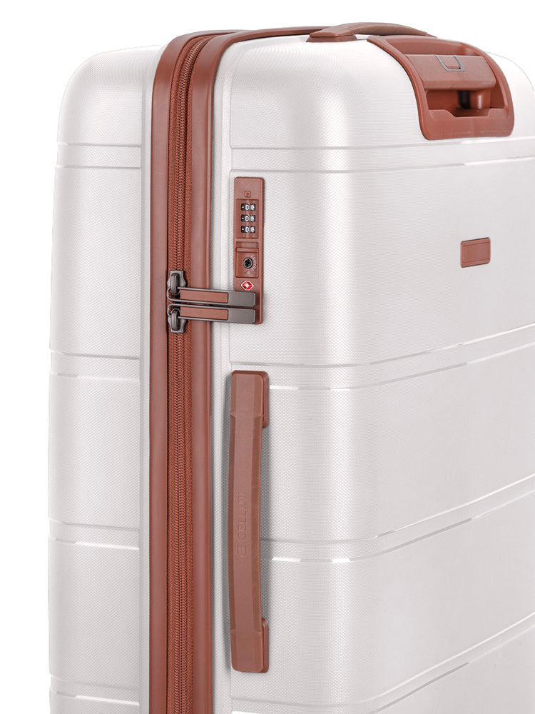 Cellini Monte Carlo Medium 4 Wheel Trolley Case Black
