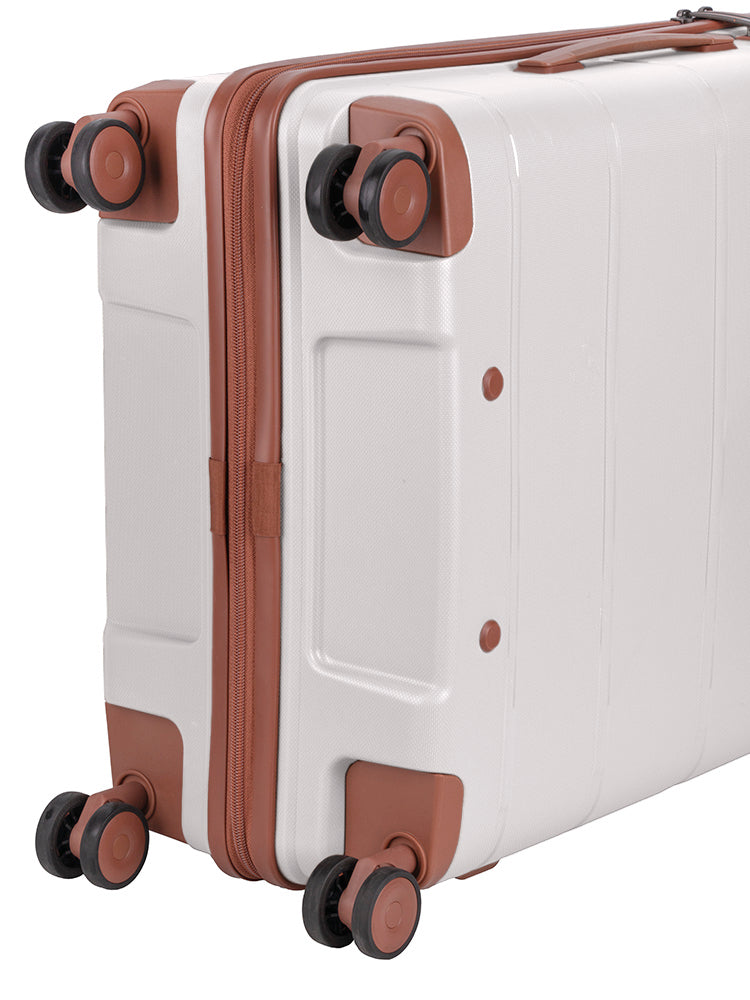 Cellini Monte Carlo Medium 4 Wheel Trolley Case Black