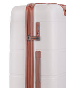 Cellini Monte Carlo Large 4 Wheel Trolley Case White
