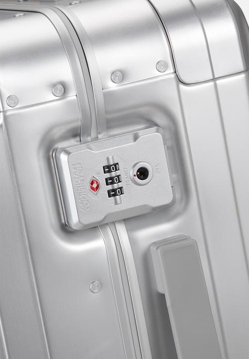 American Tourister Soundbox Alu Spinner 68cm Silver