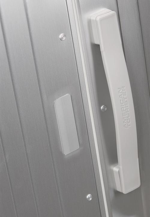 American Tourister Soundbox Alu Spinner 68cm Silver