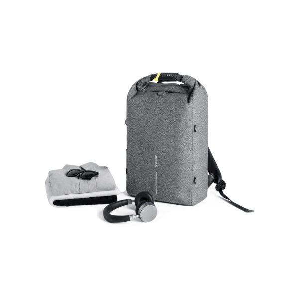 Urban anti-theft cut-proof backpack, grey