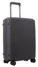 Pierre Cardin Cannes Case 65cm Medium Luggage Charcoal/Orange