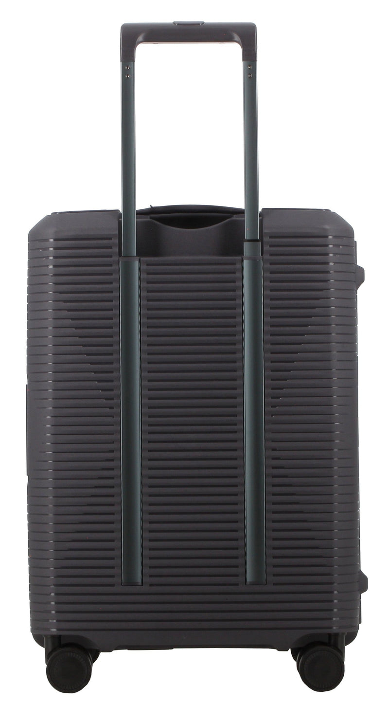 Pierre Cardin Cannes Clip Case 75cm Large Luggage Charcoal/Orange