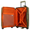 Pierre Cardin Cannes Clip Case Luggage  75cm Large Green/Orange