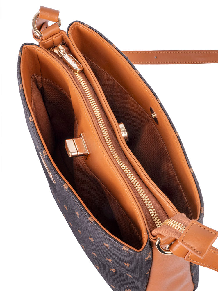 Polo Iconic Multi-Compartment Sling Black