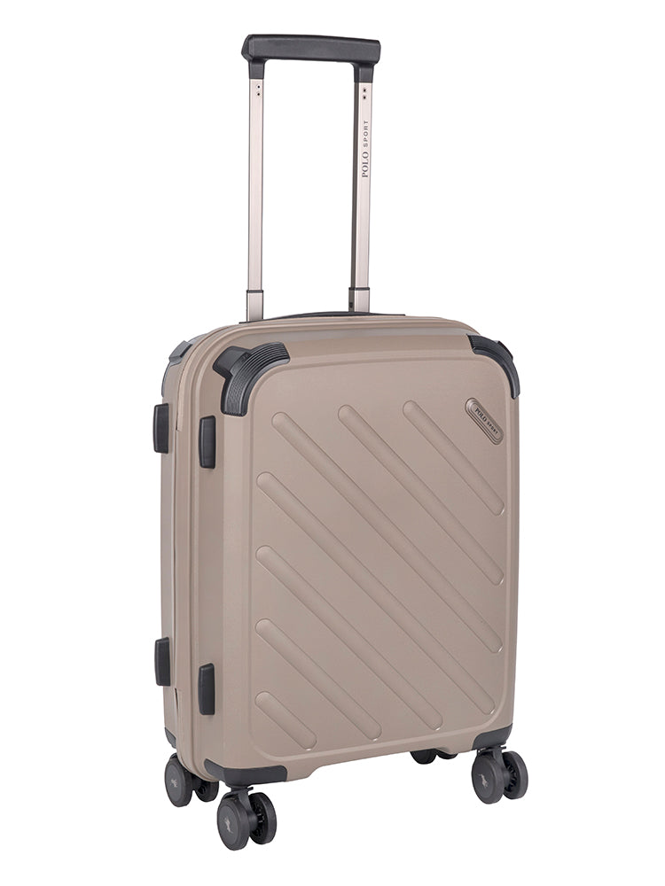 Polo Sport Carry On 4 Wheel Trolley Case Stone