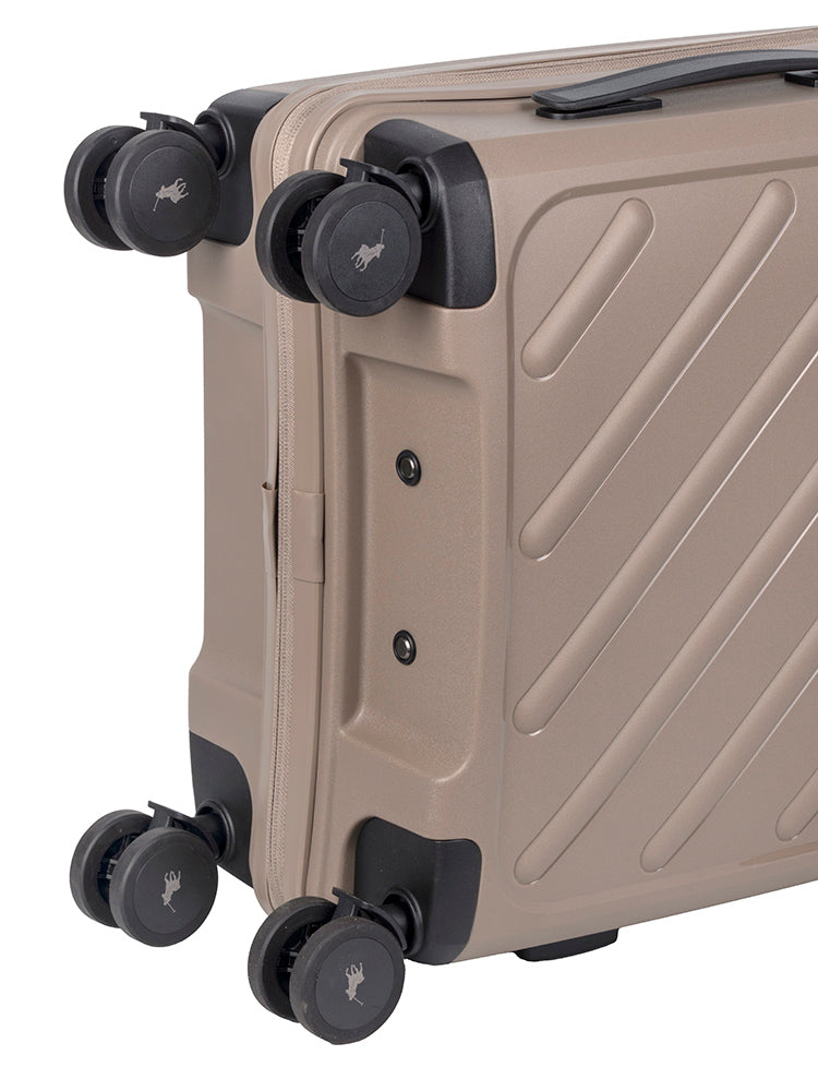 Polo Sport Carry On 4 Wheel Trolley Case Stone