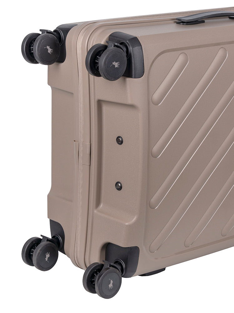Polo Sport Medium 4 Wheel Trolley Case Stone