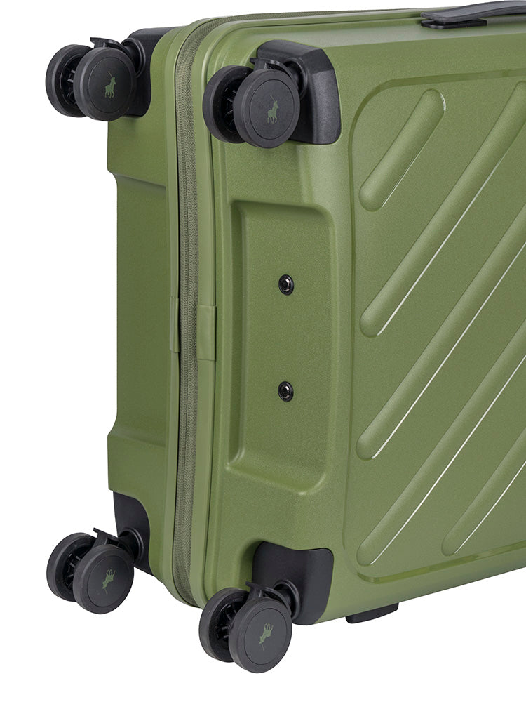 Polo Sport Medium 4 Wheel Trolley Case Green
