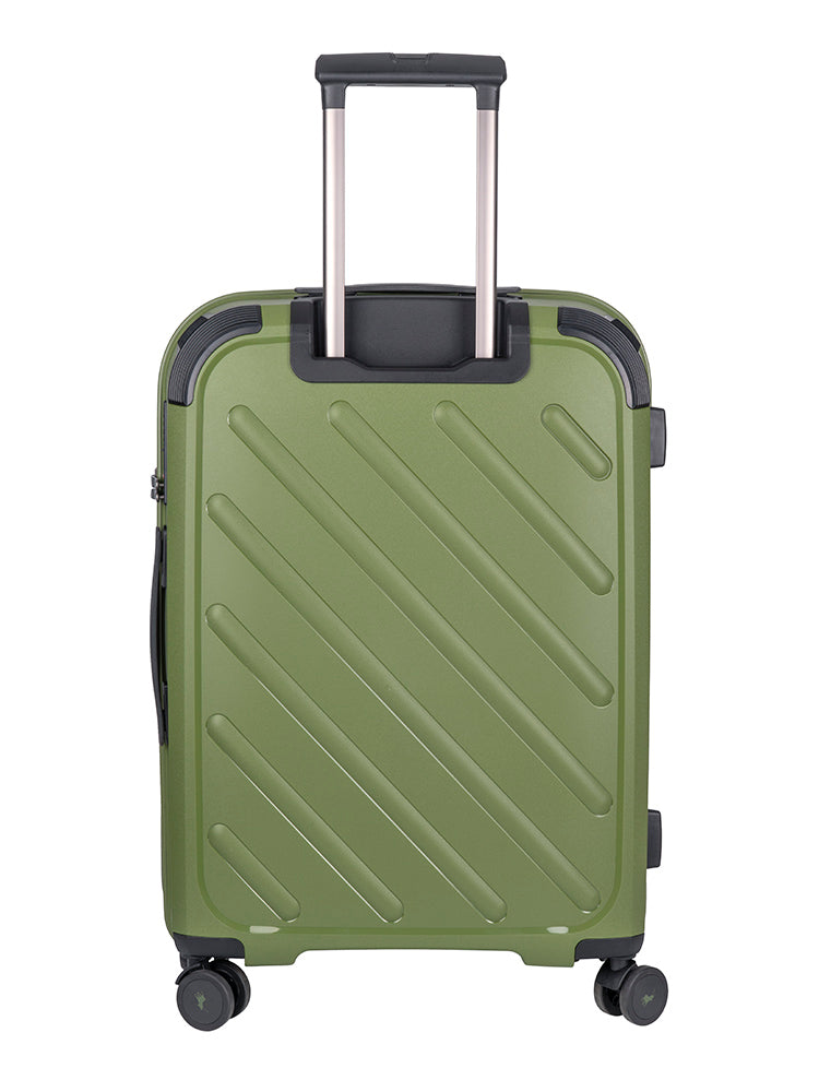 Polo Sport Medium 4 Wheel Trolley Case Green