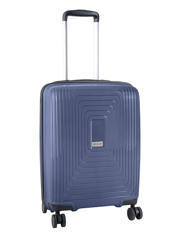 Cellini Flexilite 4 Wheel Trolley Carry On Blue