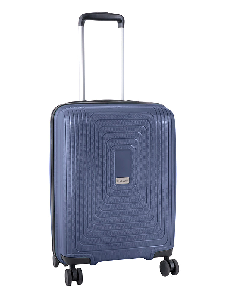 Cellini Flexilite 4 Wheel Trolley Carry On Blue