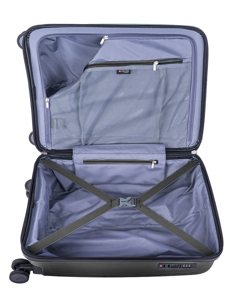 Cellini Flexilite 4 Wheel Trolley Carry On Black