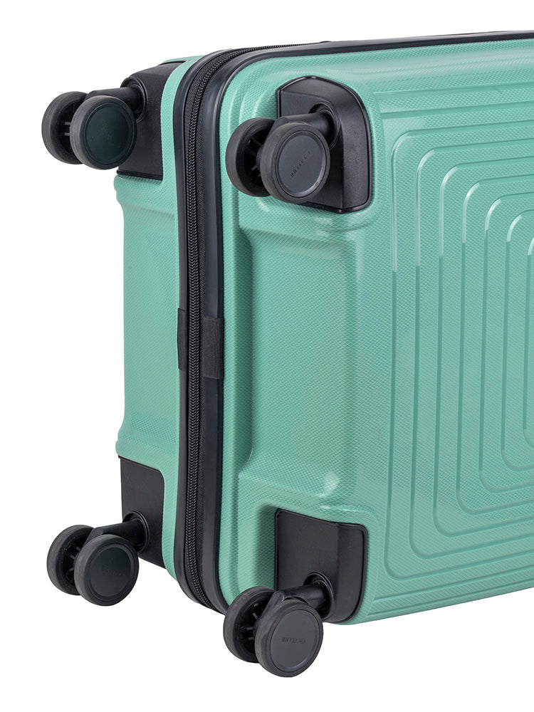 Cellini Flexilite 4 Wheel Trolley Carry On Green