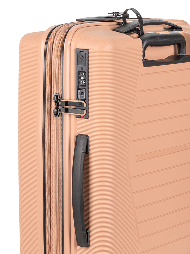 Cellini Starlite 4 Wheel Carry On 55cm Trolley	Cinnamon