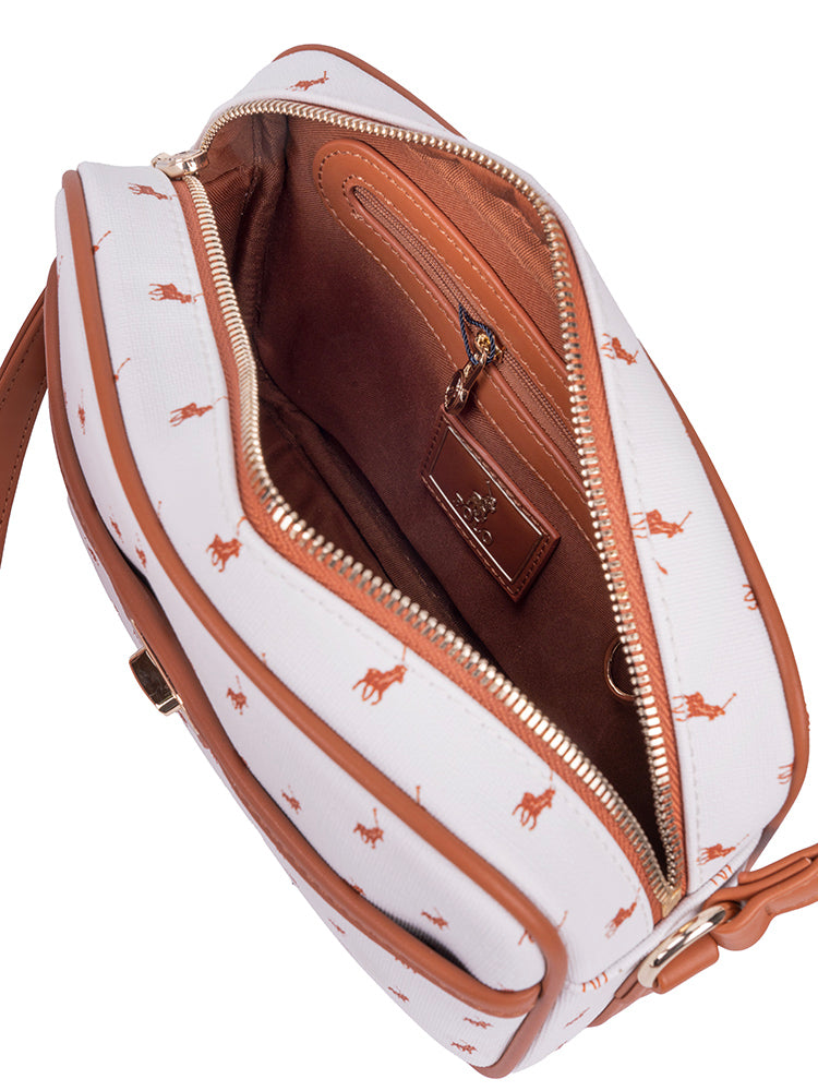 Polo New Iconic Camera Sling Bag White