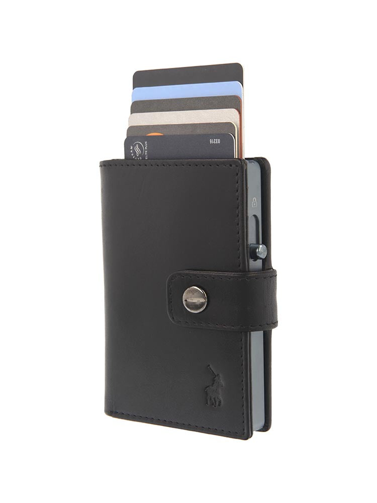 Polo Pop-Up Wallet Black