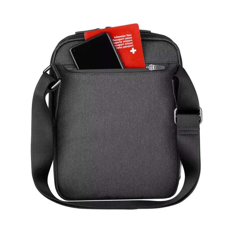 Victorinox 10" Crossbody Shoulder Bag | Grey/Black