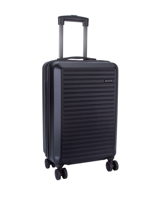 Voyager Mahe 4 Wheel Trolley Carry On Black