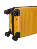 Voyager Mahe 4 Wheel Trolley Carry On Dark Yellow