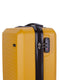 Voyager Mahe 4 Wheel Trolley Carry On Dark Yellow