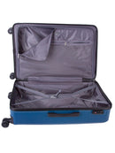 Voyager Mahe Large 4 Wheel Trolley Case Navy