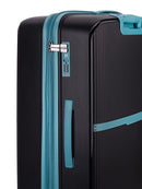Voyager Traveler Large 4 Wheel Trolley Case black
