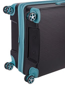 Voyager Traveler Large 4 Wheel Trolley Case black