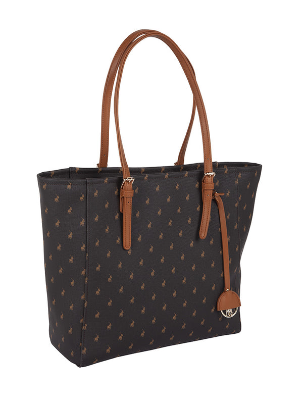 Polo Iconic Tote Handbag Brown