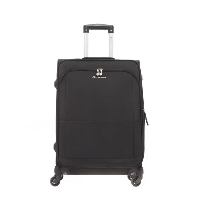 Travelite Flash 54cm Carry on Trolley Case -Black