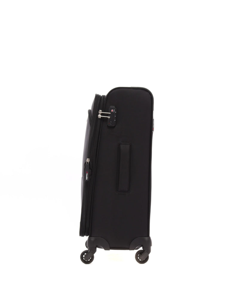Travelite Flash 66cm Check in Trolley Case -Black
