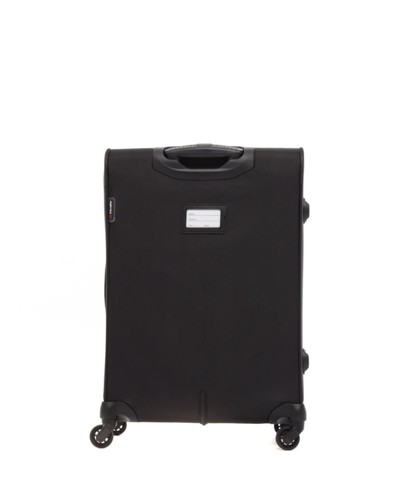 Travelite Flash 66cm Check in Trolley Case -Black