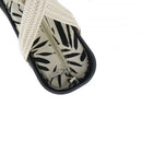 Fenn Original Collection Denim – pattern 2 inner – silver zip – off whitewoven handle
