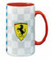 Ferrari Scuderia Mug With Scudetto Checkered Print