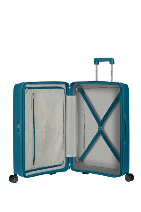 Samsonite HI-FI Spinner Expandable 68cm Petrol Blue